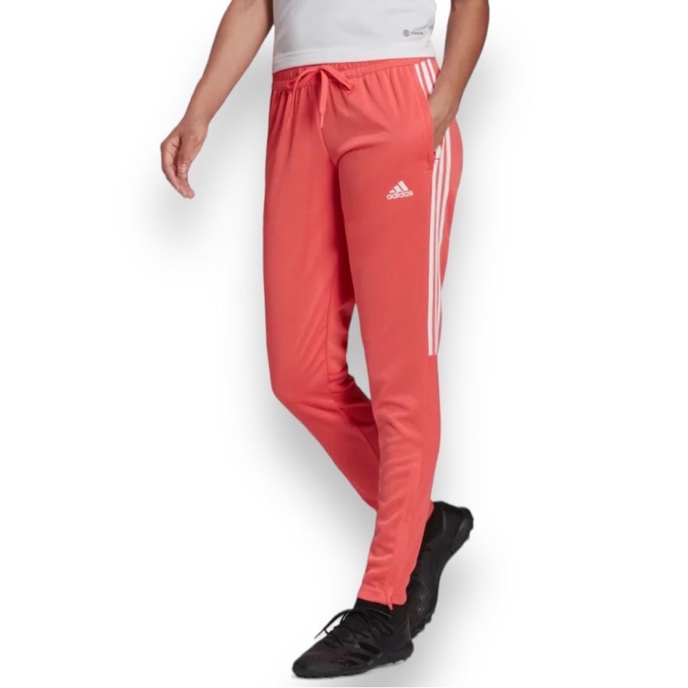 NEW Adidas Aeroready Sereno Cut 3-Stripes Slim Tapered Pants Women’s Size Small‎